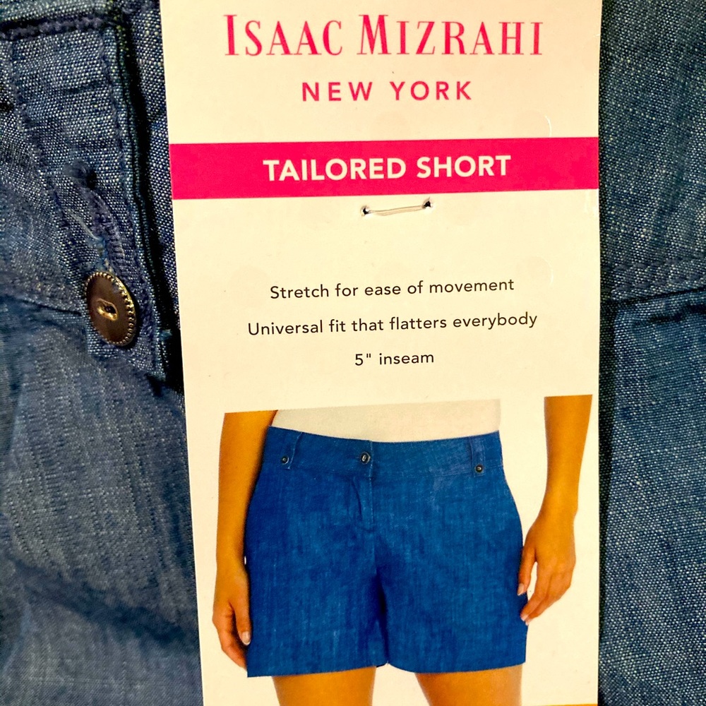 Isaac Mizrahi Tailored Shorts 5 Inch Inseam